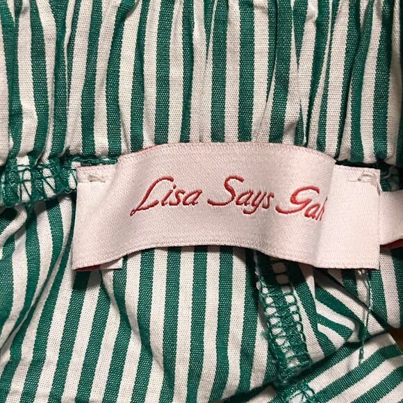 Lisa Says Gah Ella Tie Shorts in Large Striped Womens Boxers - Picture 4 of 7